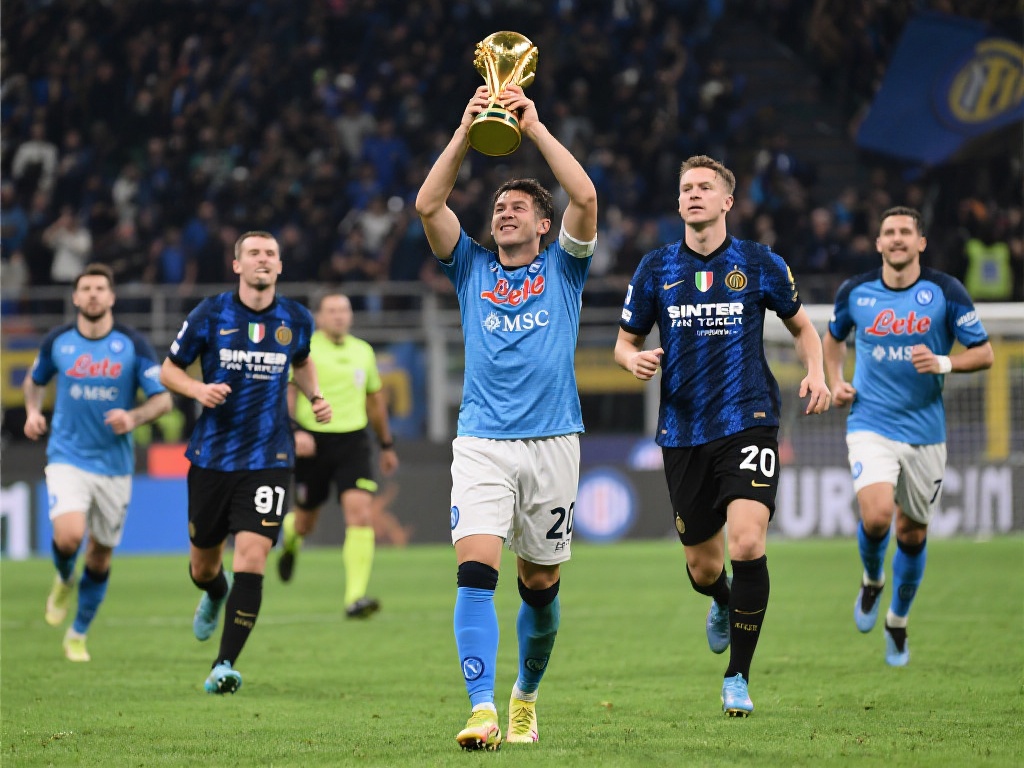 意甲争冠白热化:那不勒斯冲冠 国米存逆袭可能 当意甲赛季进入最后的紧张时刻,争冠形势变